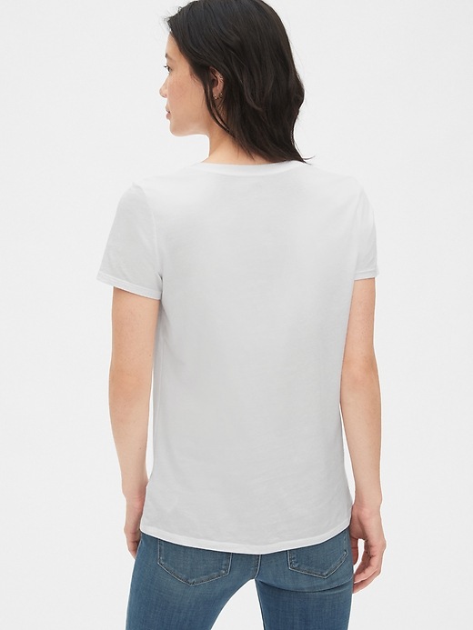 Image number 2 showing, Vintage Wash V-Neck T-Shirt