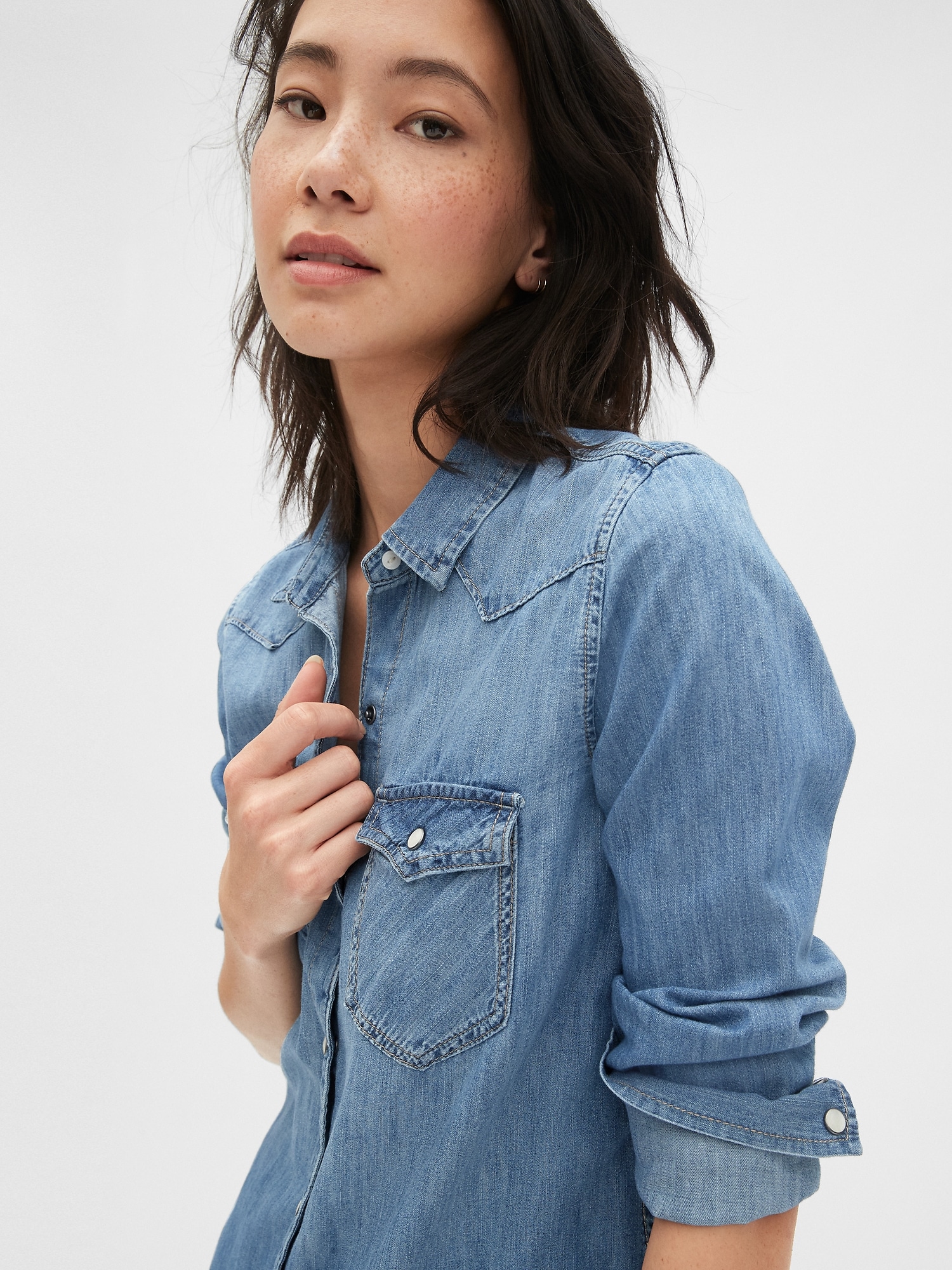 gap jean shirts