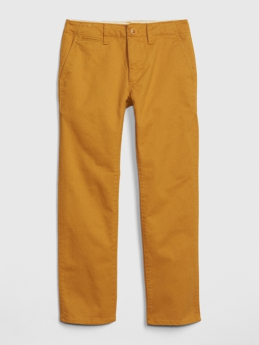 1 of 8 showing, with the color desert sunset of product Kids Lived-In Khakis