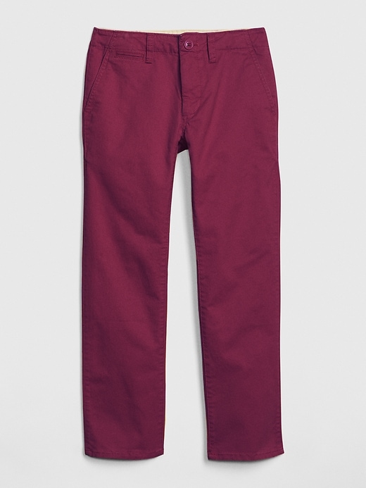 1 of 8 showing, with the color red delicious of product Kids Lived-In Khakis