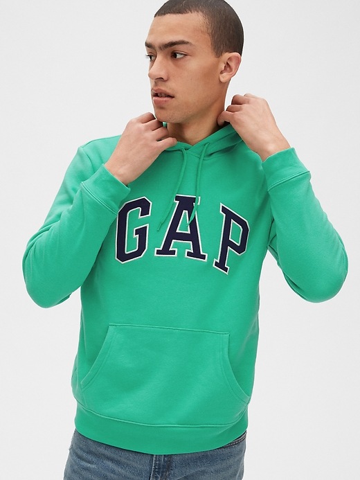 View large product image 1 of 1. Gap Logo Fleece Hoodie