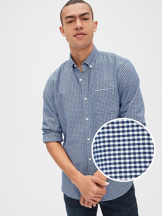 Lived-In Stretch Oxford Shirt | Gap