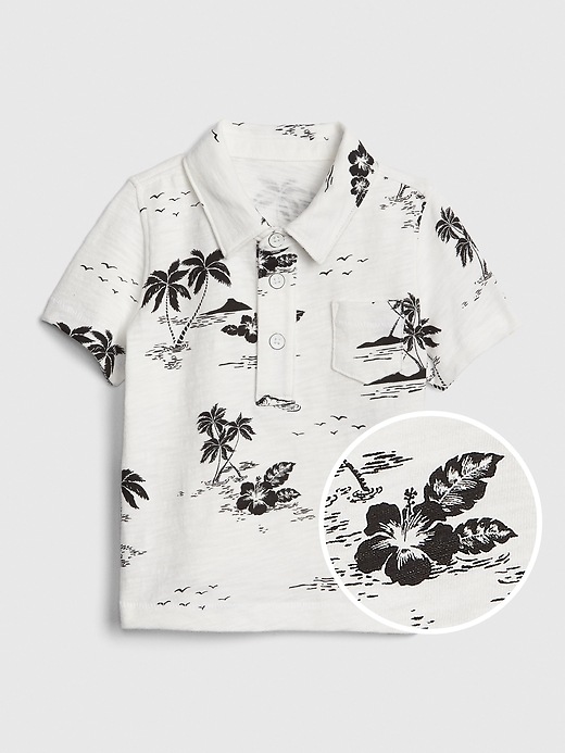 Image number 1 showing, Baby Print Short Sleeve Shirt