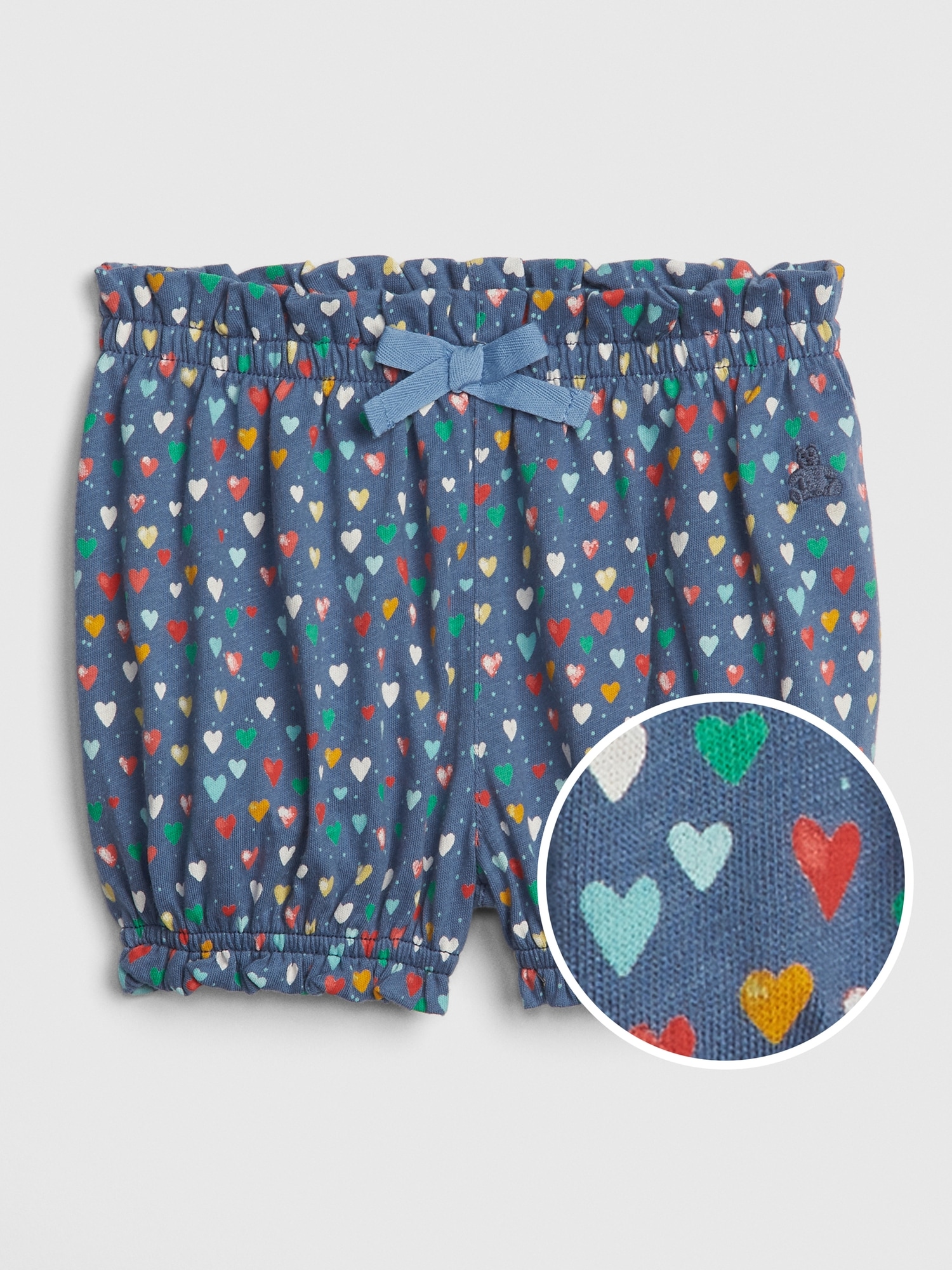 Baby Print Bubble Shorts Gap