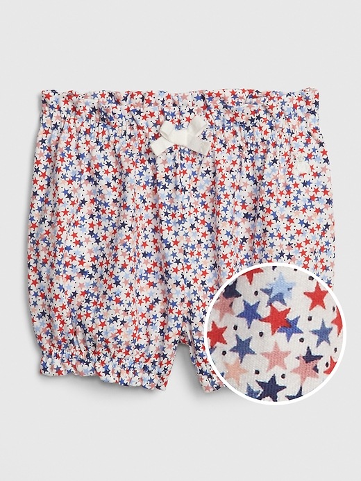 Baby Print Bubble Shorts Gap