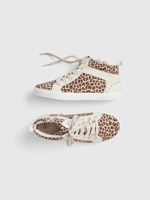 Kids Leopard HiTop Sneakers Gap