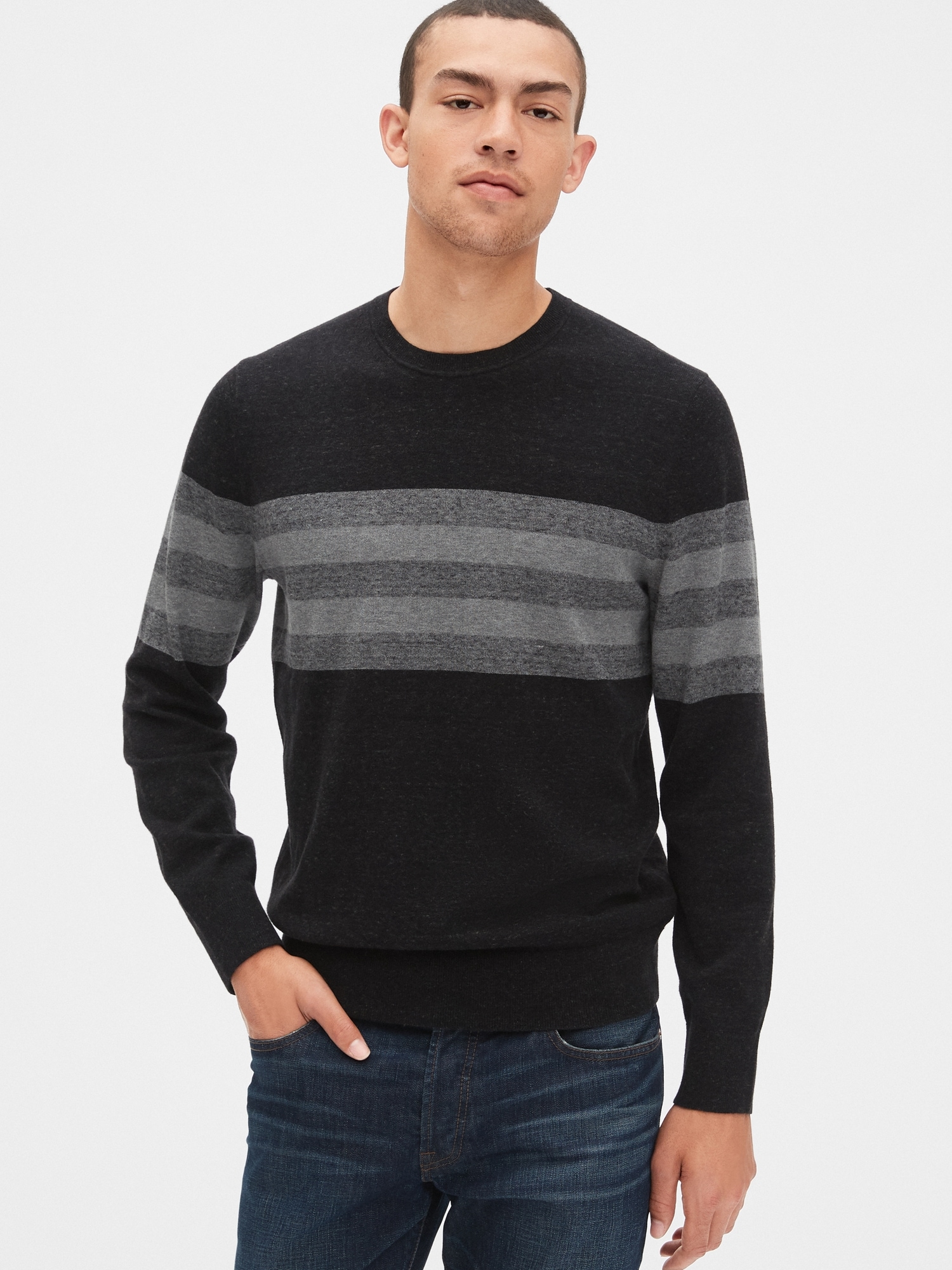 Gap mainstay sales crewneck sweater