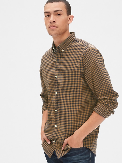 View large product image 1 of 1. Lived-In Stretch Poplin Shirt