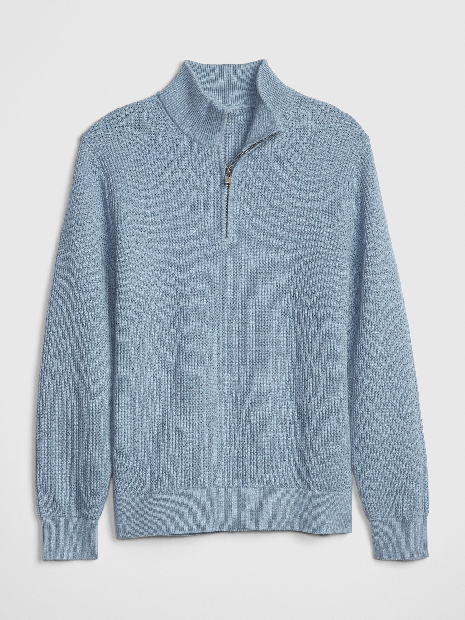 gap waffle mockneck sweater