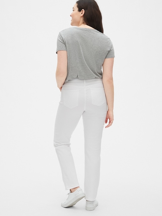 Image number 8 showing, Mid Rise Curvy Classic Straight Jeans