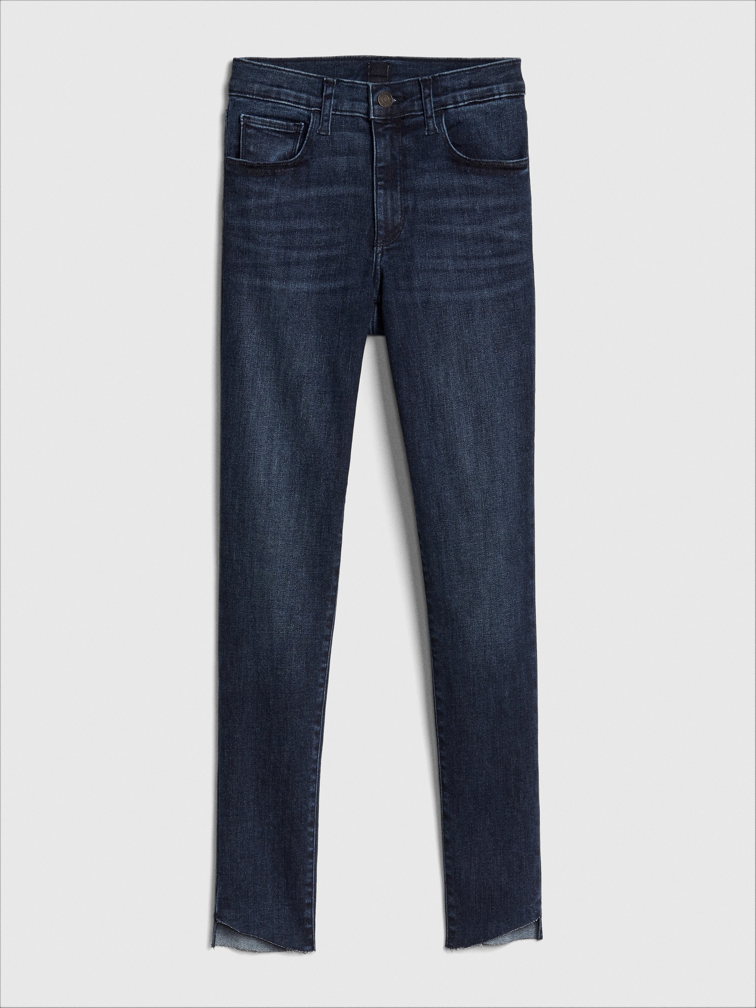 raw hem jeggings