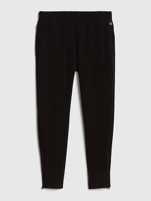 Image number 6 showing, GapFit All Elements Fleece Slim Straight Joggers