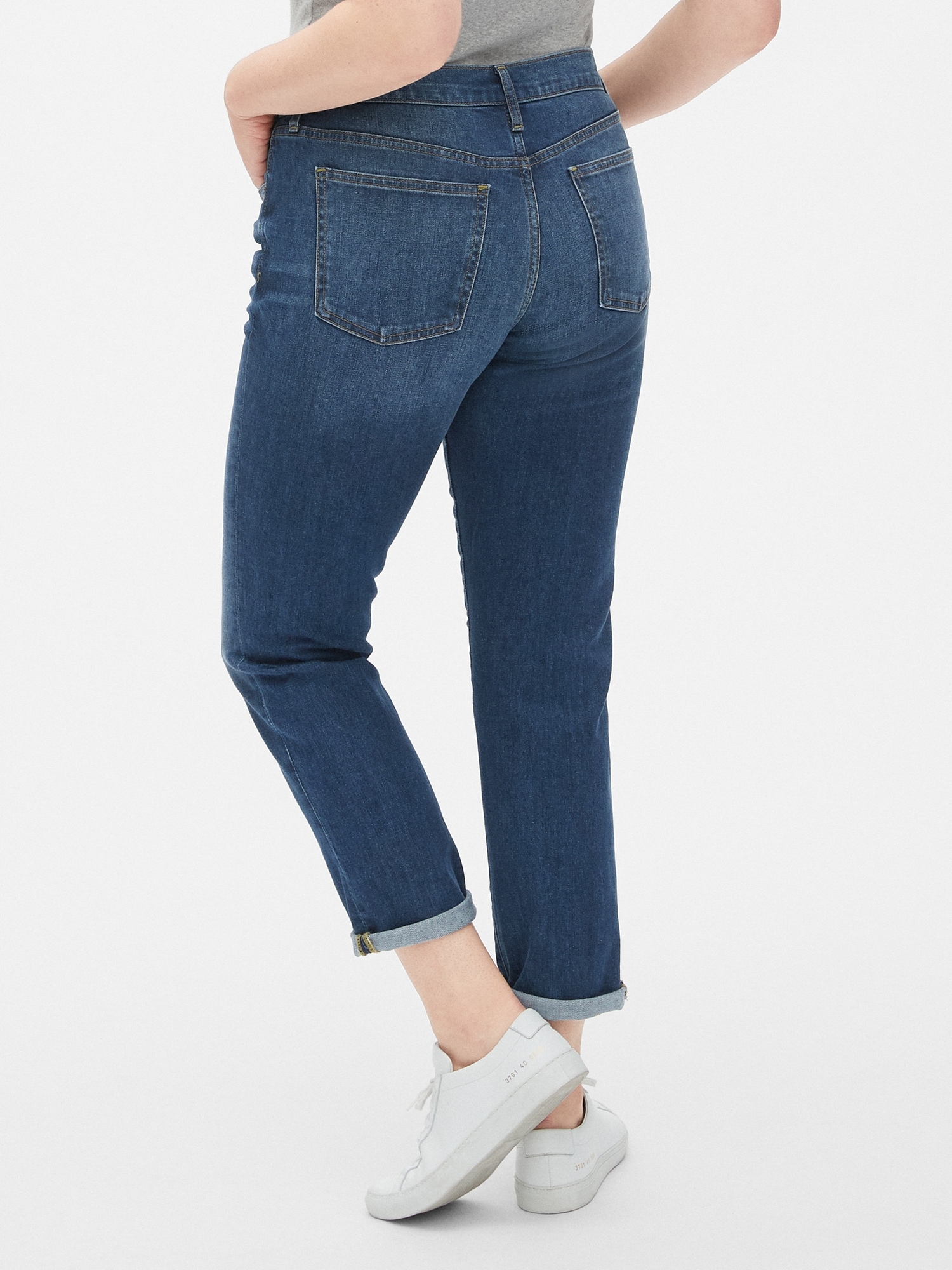 gap black girlfriend jeans