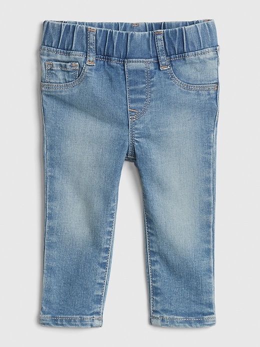 1 of 8 showing, with the color medium wash of product Baby Jeggings