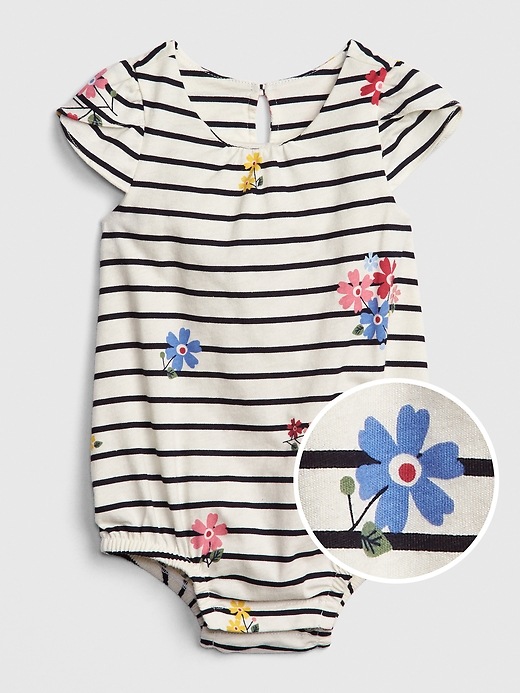 Image number 4 showing, Baby Tulip-Sleeve Bodysuit