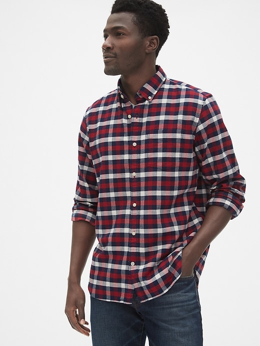 View large product image 1 of 1. Lived-In Stretch Oxford Shirt