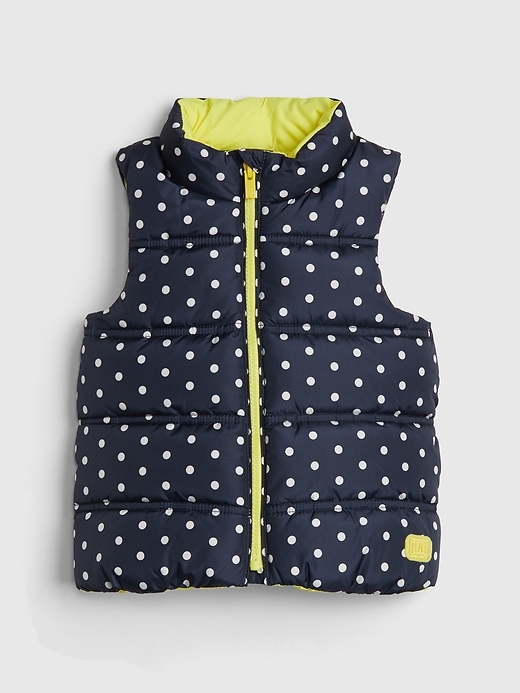 1 of 8 showing, with the color polka dot of product Toddler ColdControl Max Vest