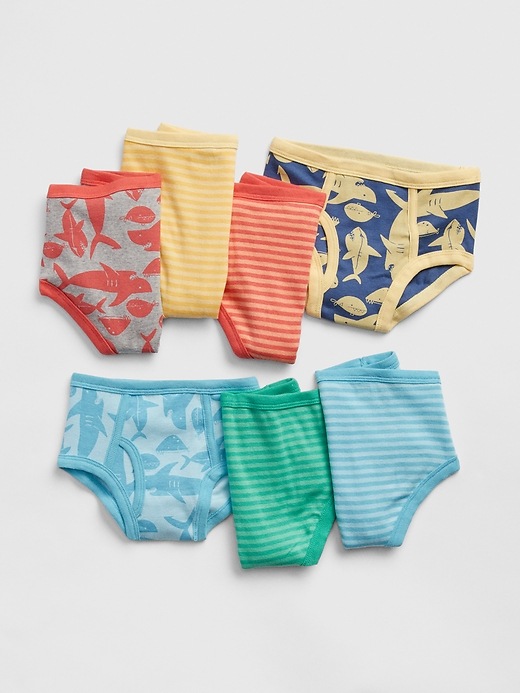 Image number 1 showing, Toddler Shark Days-of-the-Week Briefs (7-Pack)