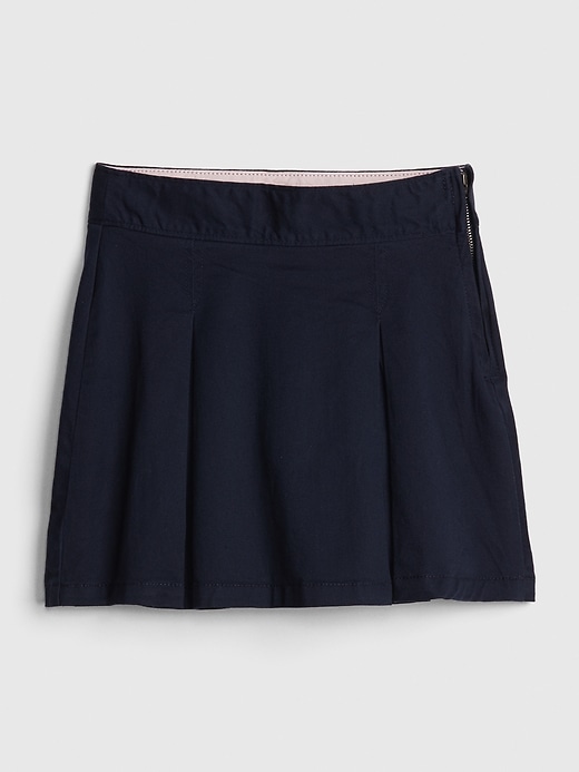 View large product image 1 of 1. Kids Uniform Twill Skort with Gap Shield