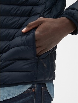 Gap coldcontrol sales lightweight puffer jacket