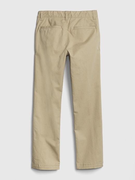 Image number 3 showing, Kids Uniform Straight Khakis with Gap Shield