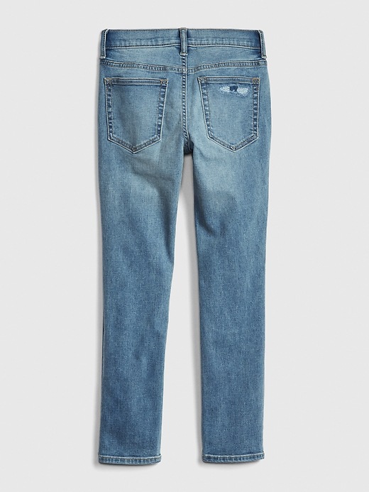Image number 3 showing, Kids Destructed Skinny Jeans with Stretch