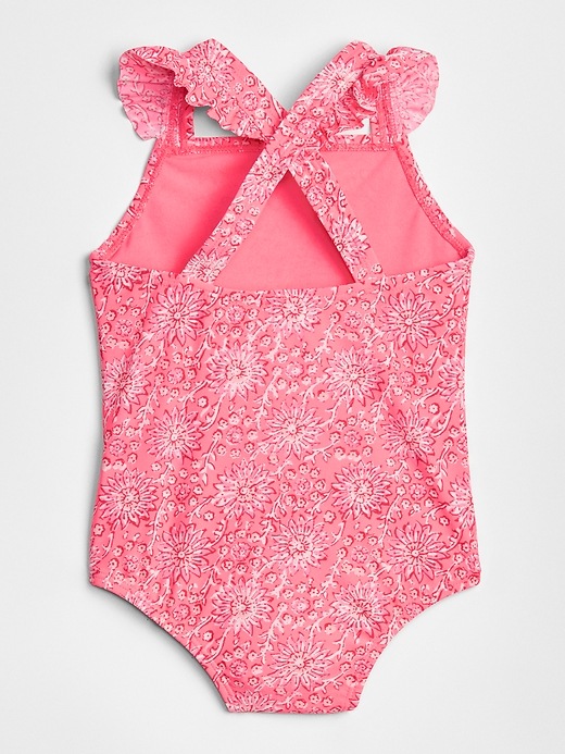 Image number 2 showing, Toddler Print Swim One-Piece