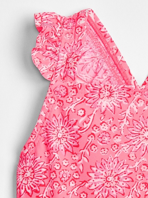 Image number 3 showing, Toddler Print Swim One-Piece