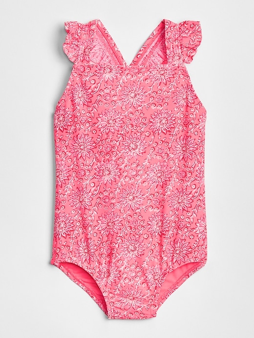 Image number 1 showing, Toddler Print Swim One-Piece