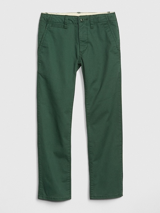 1 of 8 showing, with the color cucumber peel of product Kids Lived-In Khakis