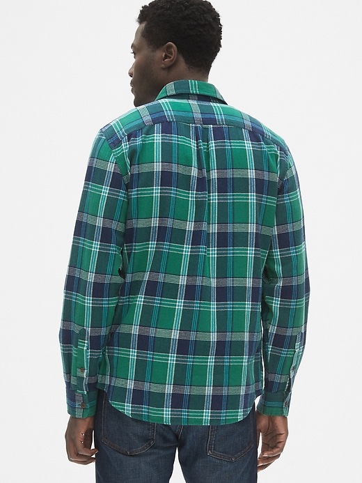 Image number 2 showing, Plaid Flannel Shirt in Standard Fit