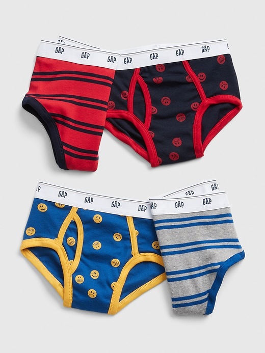 View large product image 1 of 1. Kids Emoji Briefs (4-Pack)