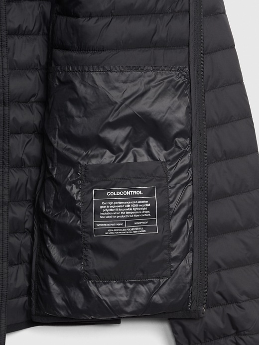 Image number 7 showing, ColdControl Lightweight Hooded Puffer Jacket