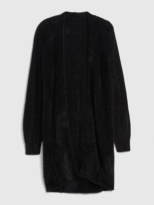 Image number 6 showing, Longline Fuzzy Cardigan