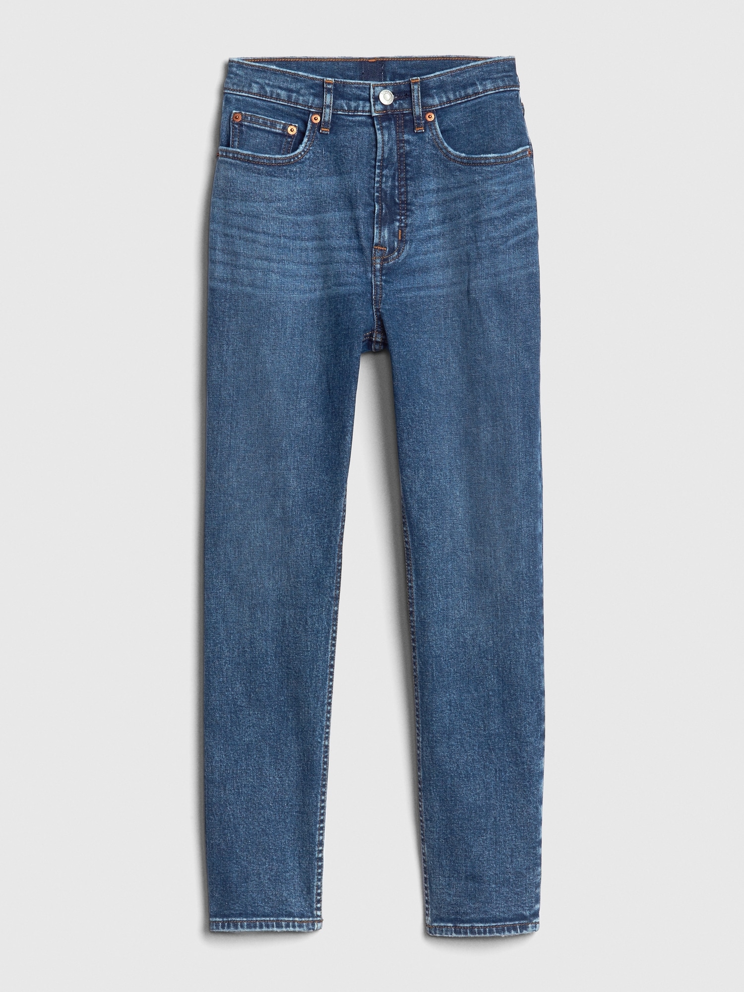 High Rise Cigarette Jeans with Secret Smoothing Pockets Gap
