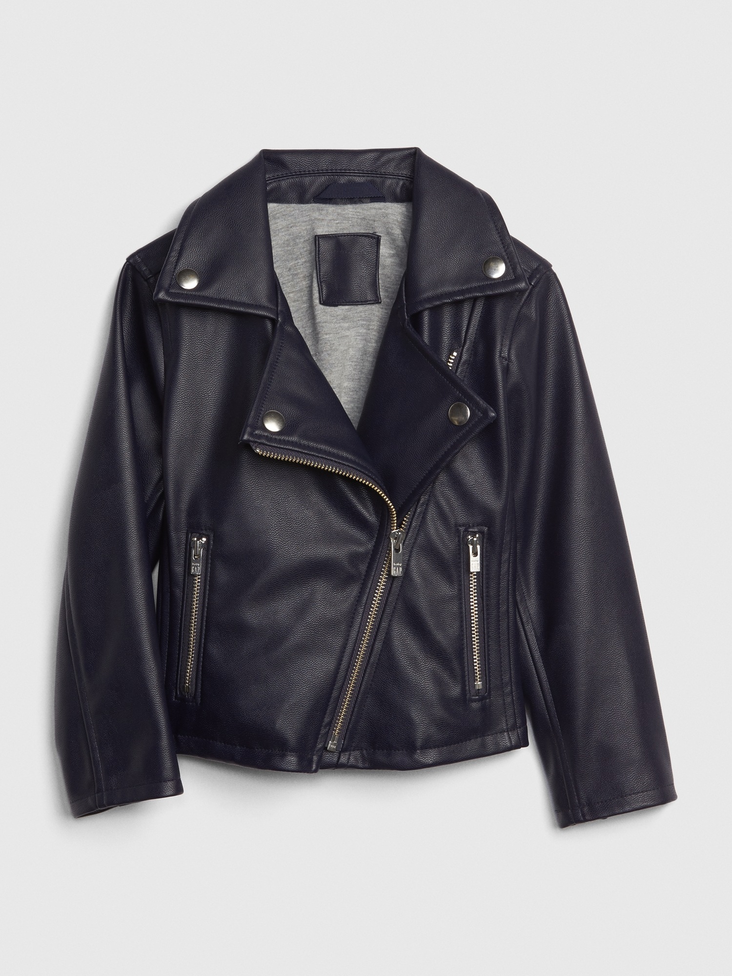 Toddler Faux Leather Biker Jacket