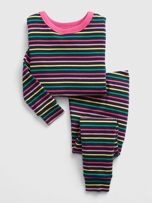 Image number 1 showing, Baby Stripe PJ Set