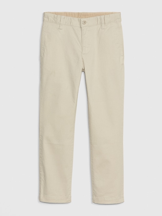 View large product image 1 of 1. Kids Uniform Relaxed Fit Khakis with Gap Shield