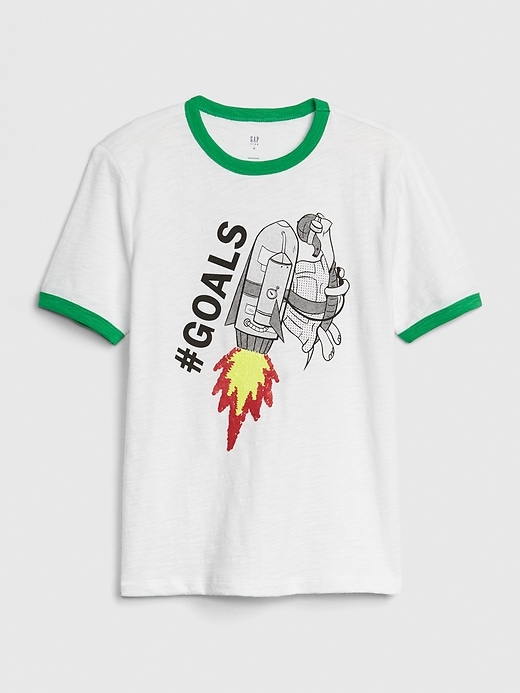 Image number 3 showing, Kids Flippy Sequin Short Sleeve T-Shirt