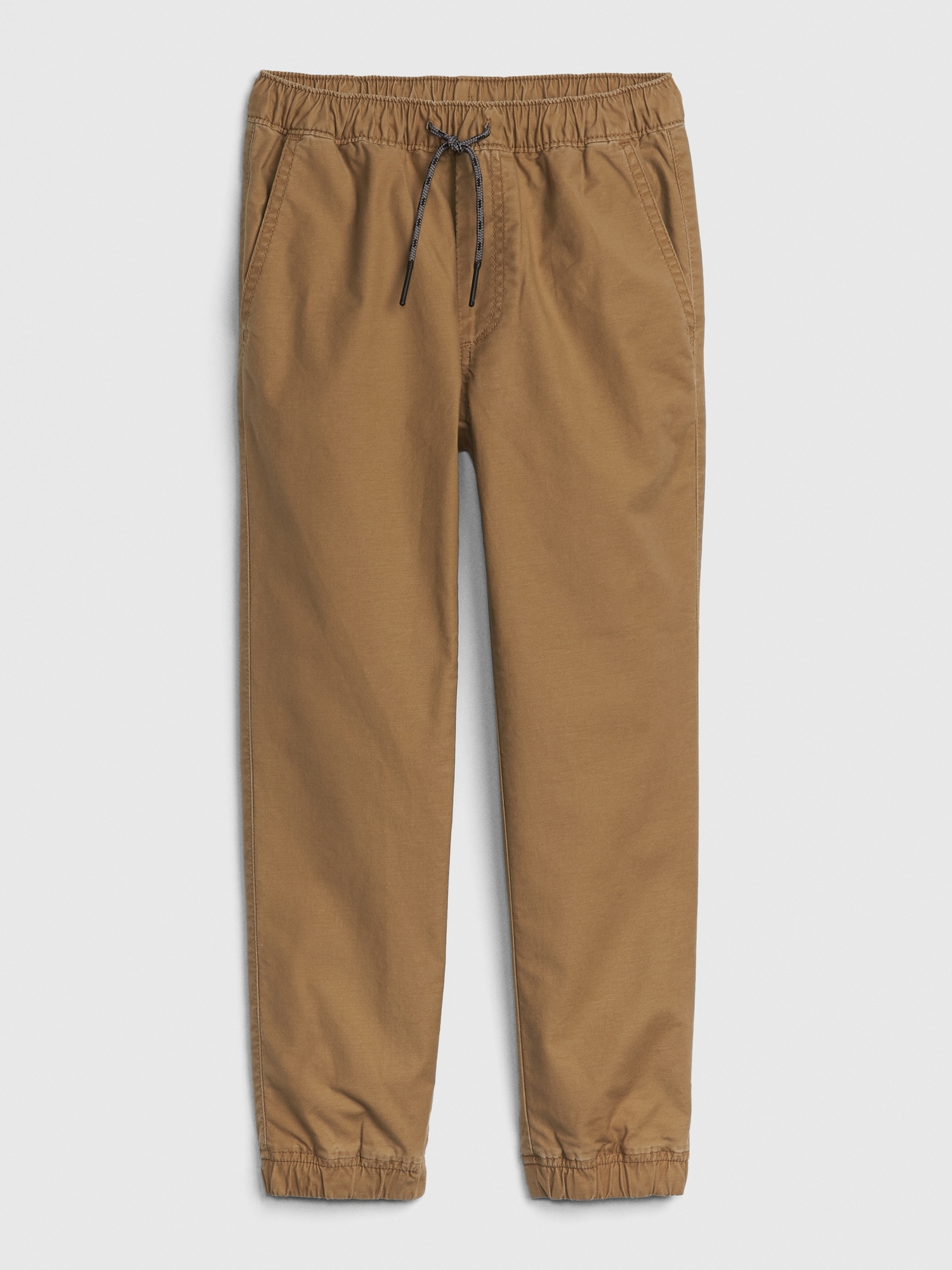 khaki jean joggers