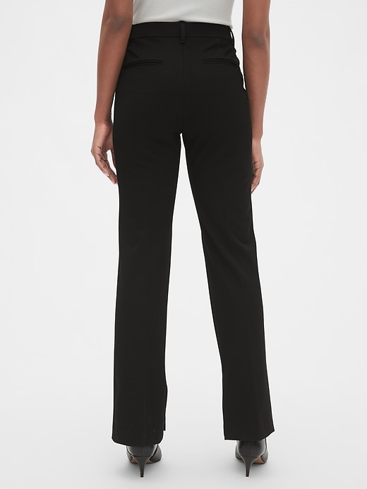 Image number 2 showing, High Rise Slim Boot Pants with Ankle Slit
