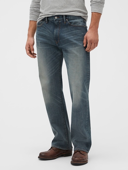 Gap Relaxed Gapflex Jeans With Washwell 