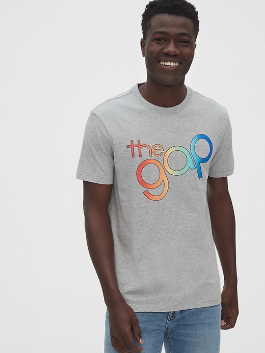 Image number 3 showing, Gap + Pride Logo Crewneck T-Shirt