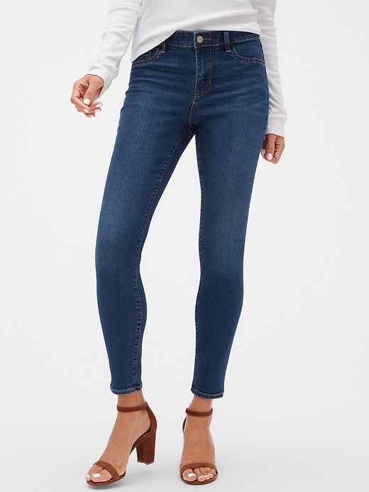 Gap Mid Rise Favorite Ankle Jegging With Washwell