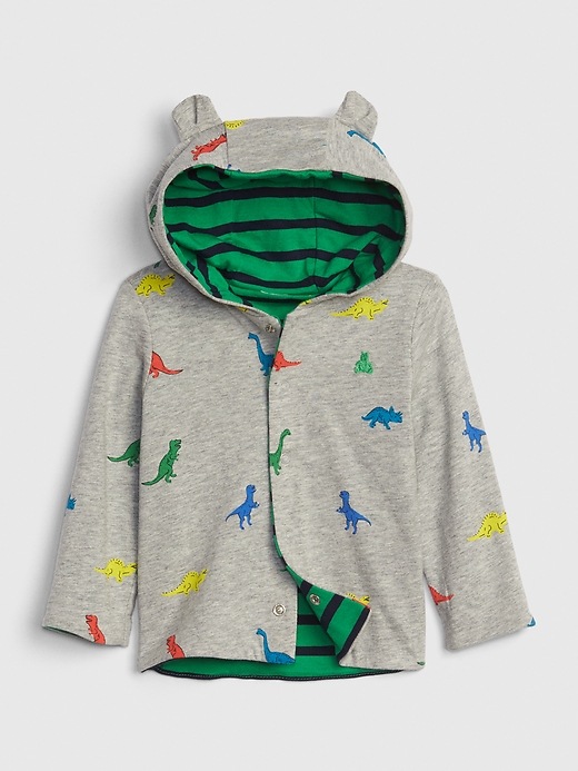 Image number 3 showing, Baby Dino Hoodie Sweatshirt