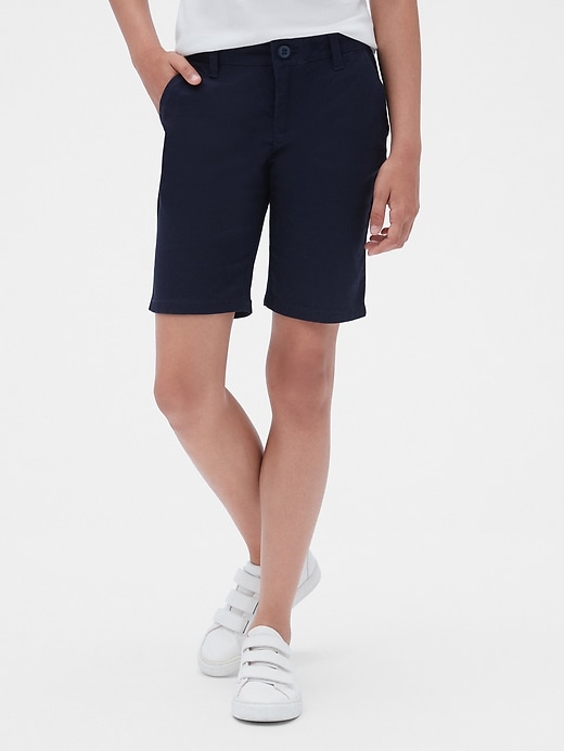 Kids Uniform Bermuda Shorts with Gap Shield | Gap