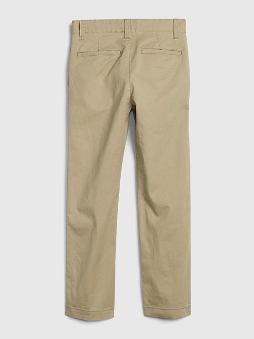 Image number 3 showing, Kids Uniform Relaxed Fit Khakis with Gap Shield