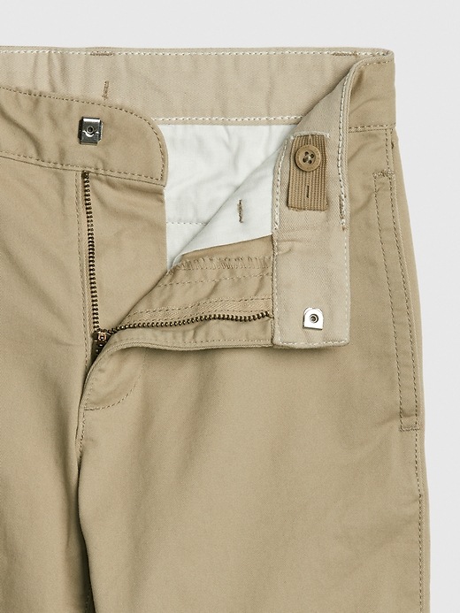 Image number 4 showing, Kids Uniform Relaxed Fit Khakis with Gap Shield
