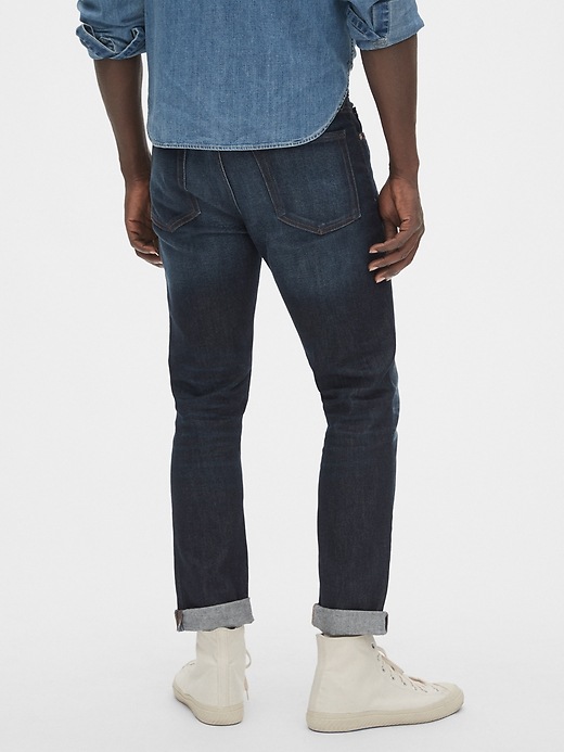 Image number 2 showing, Skinny High Roller Jeans with GapFlex