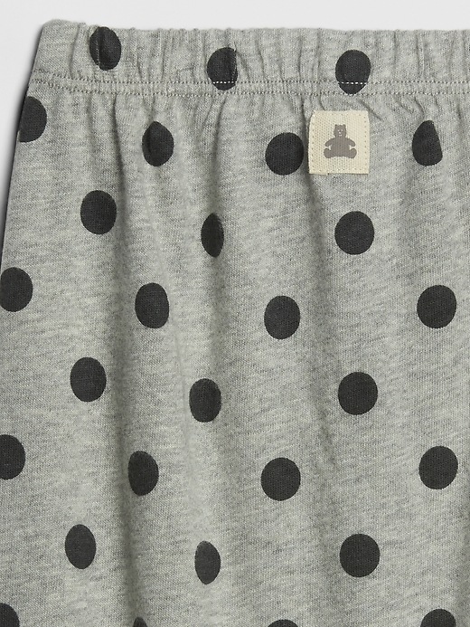 Image number 3 showing, Baby Organic Cotton Dot Pull-On Pants